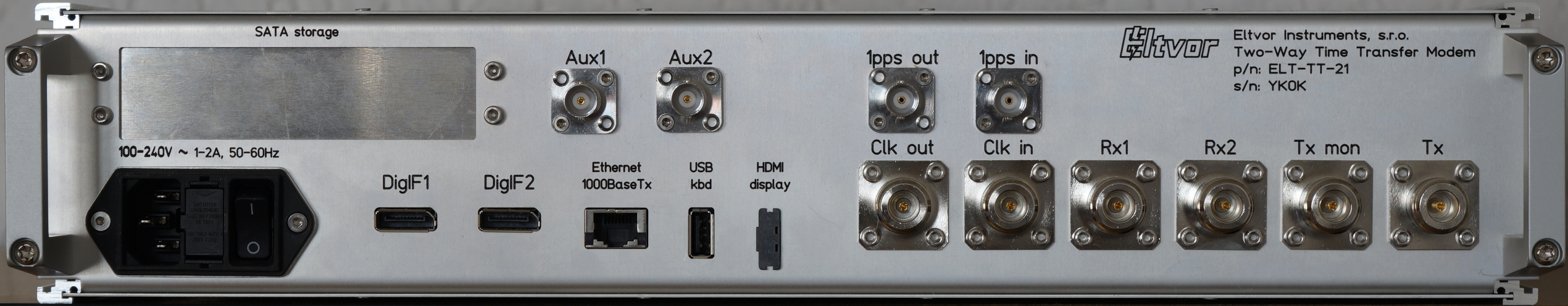 Modem rear panel